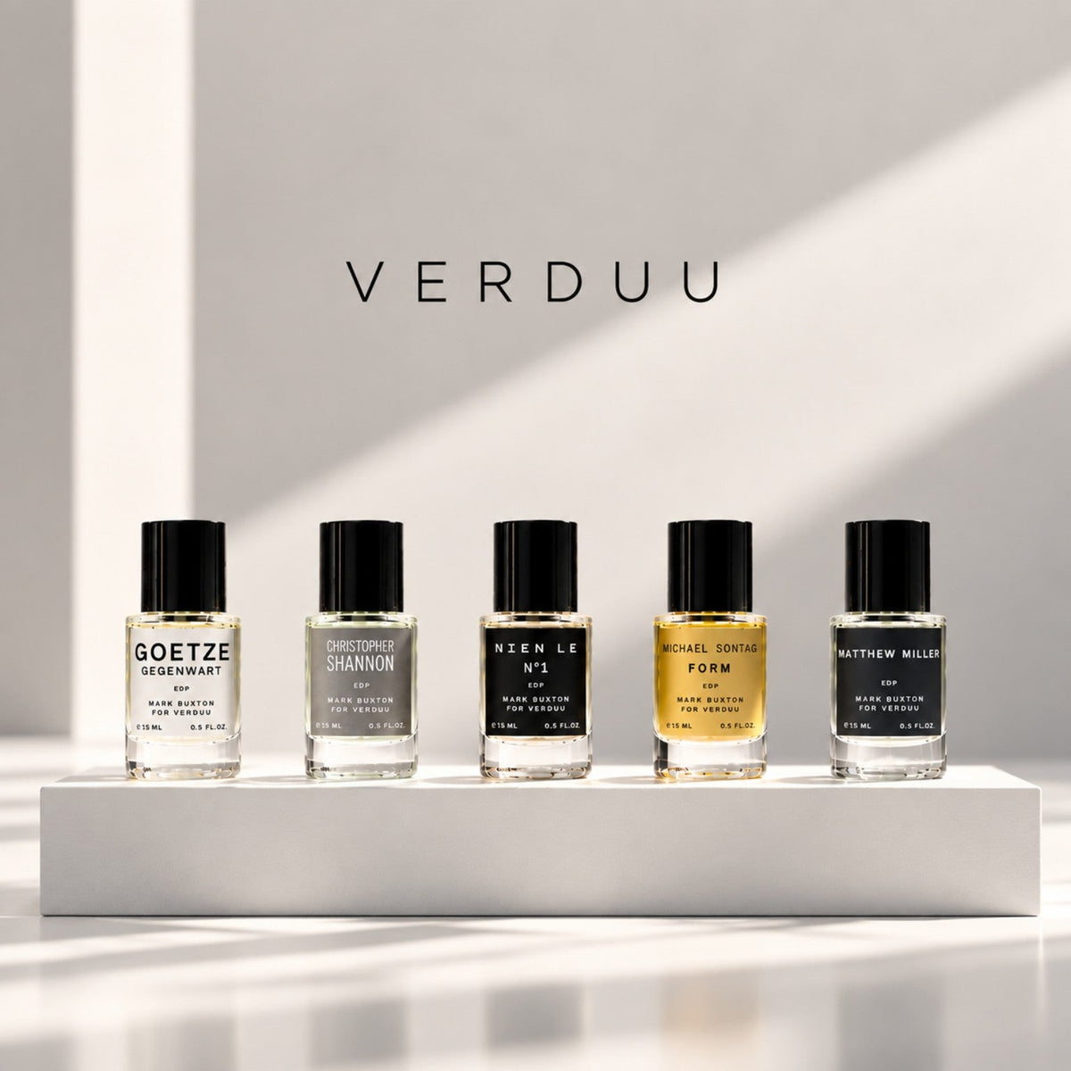 VERDUU FIRST FIVE fragrance wardrobe — square product view